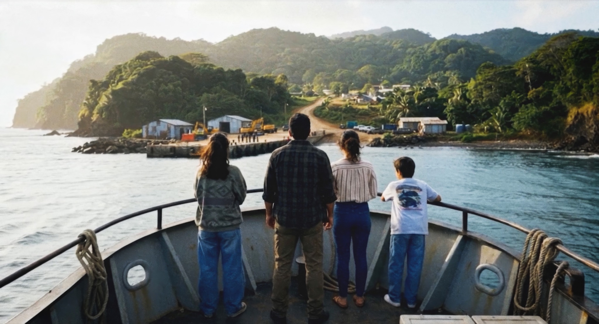 Arrival at Isla Nublar